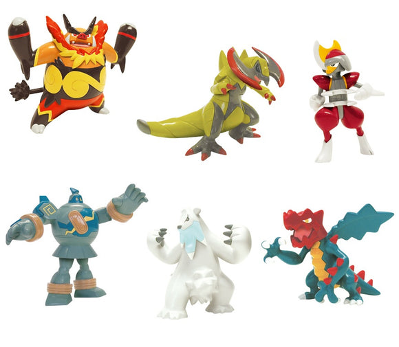 Takara TOMY Best Wishes Pocket Monster Pokemon Pose figure W (set of 6)