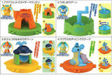 Bandai Pokemon Pocket Monster Water Park Bath Toy Playset (set of 4)