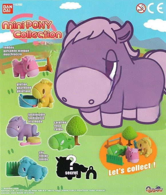 Bandai My Little Pony MLP Mini gashapon figure collection (set of 6)