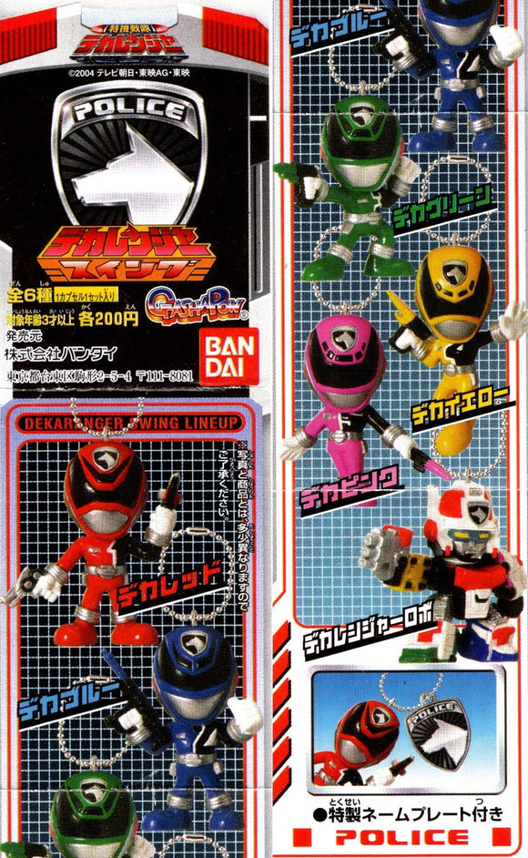 Bandai Power Rangers SPD Tokuso Sentai Dekaranger figure Swing (set of 6)