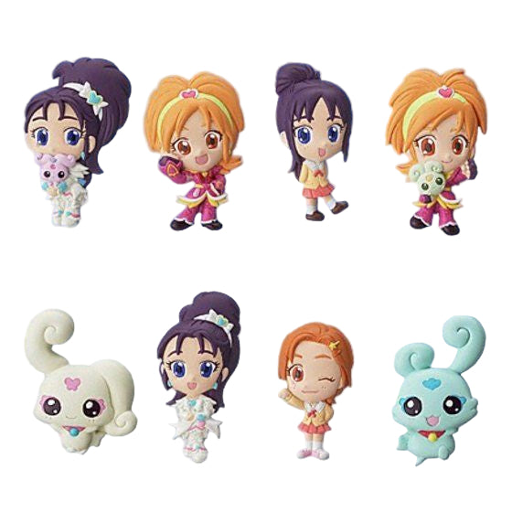 Bandai Precure Futari wa Pretty Cure Splash Star Get Together Refrigerator Magnets (set of 8)
