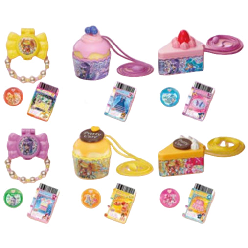 Bandai Precure Pretty Cure All Stars Kokoro no Tane Sweets Pot 2 (set of 6)