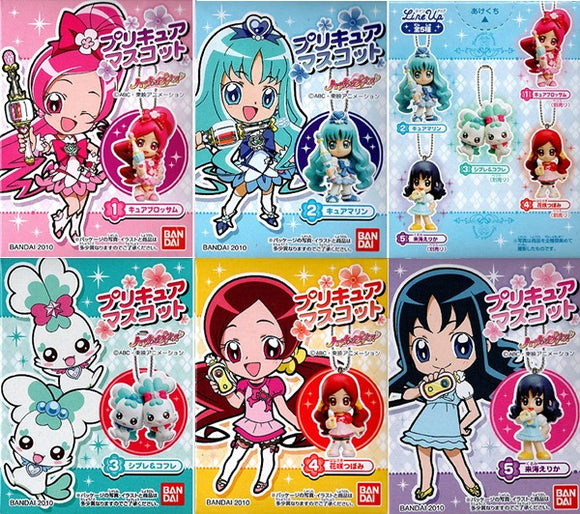 Bandai Precure Heart Catch Pretty Cure character figure Mascot (set of 5)