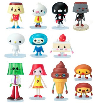 Bandai Oyatsu Deka Pudding and Jelly figure Collection (set of 12)