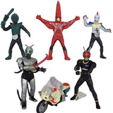 Bandai HG Kamen Masked Rider 7 Showdown! Two Princes figure (set of 6)