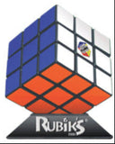 Official 3x3x3 Rubik's Cube Color-Matching Mechanical Puzzle w/ Stand