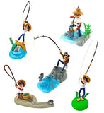 Kabaya Fishing King Fisherman Sanpei Diorama Figure Collection (set of 5)