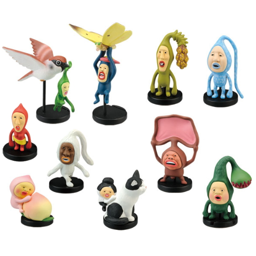 Kabaya Kobito-Dukan Dwarf encyclopedia character figure 5 (set of 10)