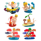 Targa Super Sea Story Marine-chan character Figure (set of 6)