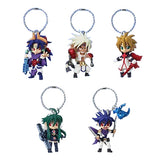 Bandai Trading Card Game Shinra Bansho character Swing keychain (set of 5)
