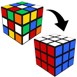 Official 3x3x3 Rubik's Cube Color-Matching Mechanical Puzzle w/ Stand