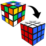 Official 3x3x3 Rubik's Cube Color-Matching Mechanical Puzzle w/ Stand