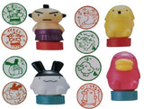 Bandai FC 1997 Tamagotchi stamp mate 2 character figure Chop (set of 8)