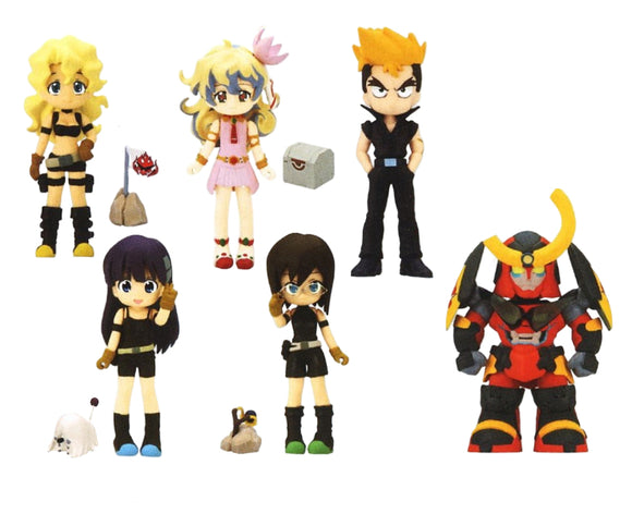 Konami Figumate Tengen Toppa Gurren Lagann Teppelin Conquest vol. 2 (set of 6)