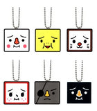 Bandai To-Fu Oyako Son & Parent Figure Key Cover Keychain (set of 6)