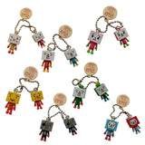 Yujin Chara Pot To-Fu OYAKO tofu Figure double Swing Mascot (set of 7)