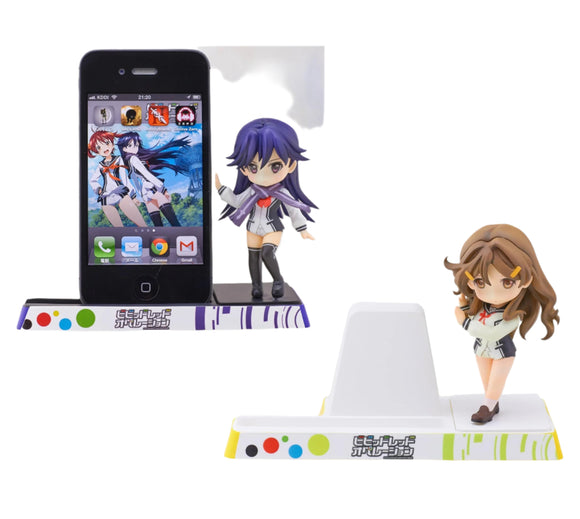 PULCHRA Beautiful Girl Character Mobile Phone Stand Vividred Operation