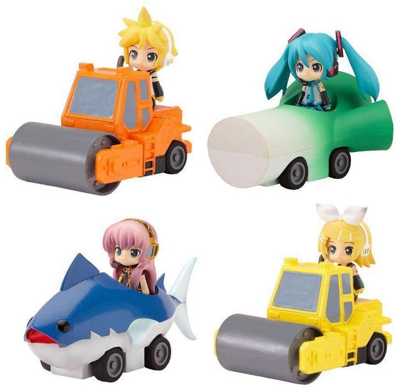 Freeing Nendoroid Plus Vocaloid character figure with Pull-back Cars