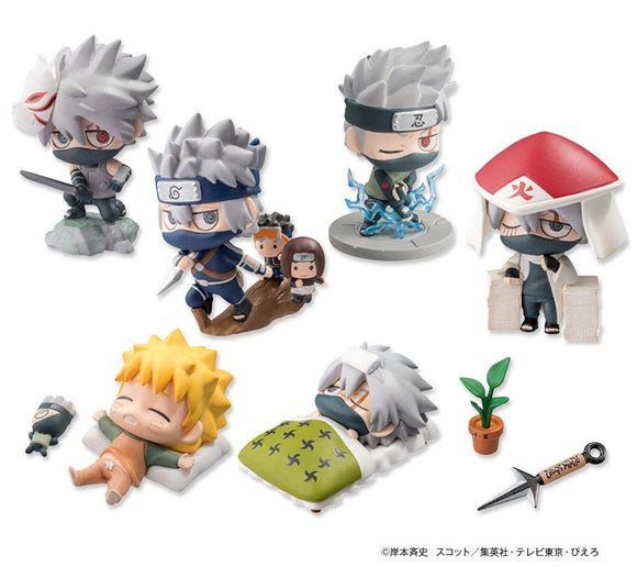 Megahouse Petit Chara Land Naruto Shippuden Kakashi Hatake Special figure set - DREAM Playhouse