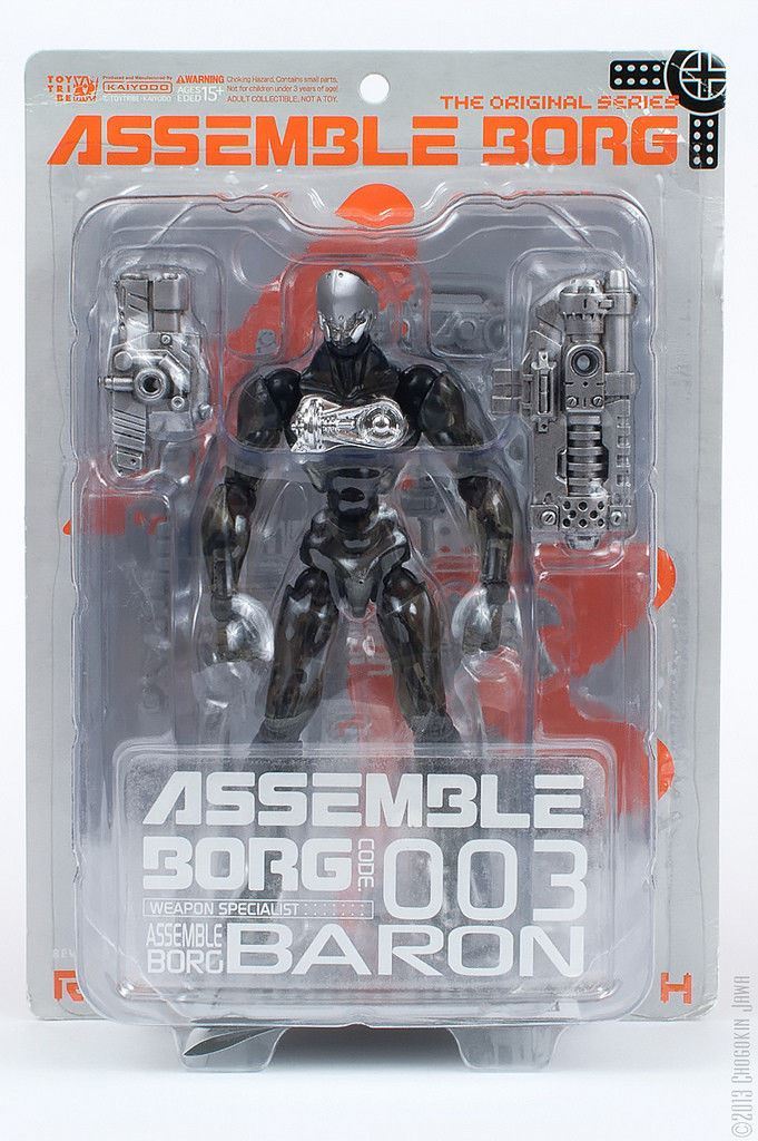 Kaiyodo Revoltech Assemble Borg Code.003 Baron action figure 