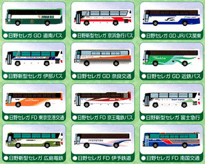 TOMYTEC The Bus Collection Vol.10 N Scale 1/150 Model (set of 13)