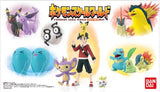 Bandai Pocket Monster Pokemon Hibiki and Bakuhoon 1/20 Scale World Johto Set