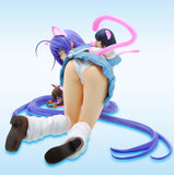 Griffon Enterprises Grand Toys Ikki Tousen Kanu Unchou Nekomimi Pastel Blue ver. 1/7 PVC figure-DREAM Playhouse