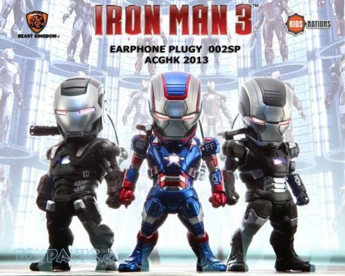 Kids Logic Marvel Iron Man 3 LED Earphone Plugy set ACGHK 2013 limited - DREAM Playhouse