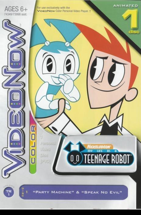 Hasbro Video Now Color PVD disc Nickelodeon My Life as a Teenage Robot ...