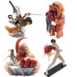 Kaiyodo NEO Capsule Q Attack on Titan shingeki no kyojin figure (set of 4)