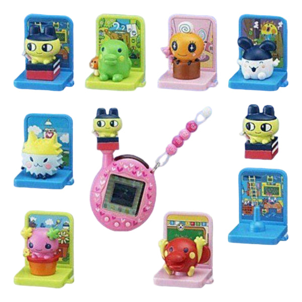 Bandai Tamagotchi Antenna Mascot with House Gashapon figure (set