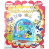 Bandai Tamagotchi Pocket Holder Carrying Case (Blue With Mametchi & Kuchipatchi) - Misc