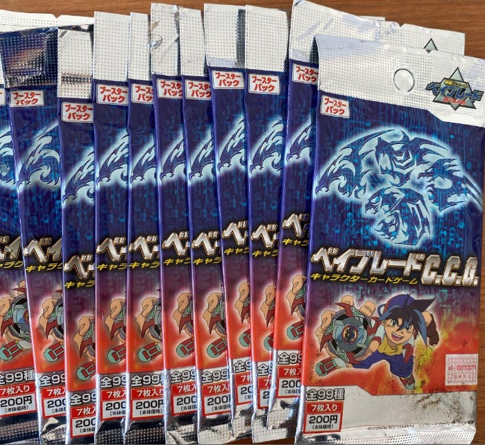 Broccoli 2001 Beyblade C.C.G. Character Card Game ver. 1.0 Booster