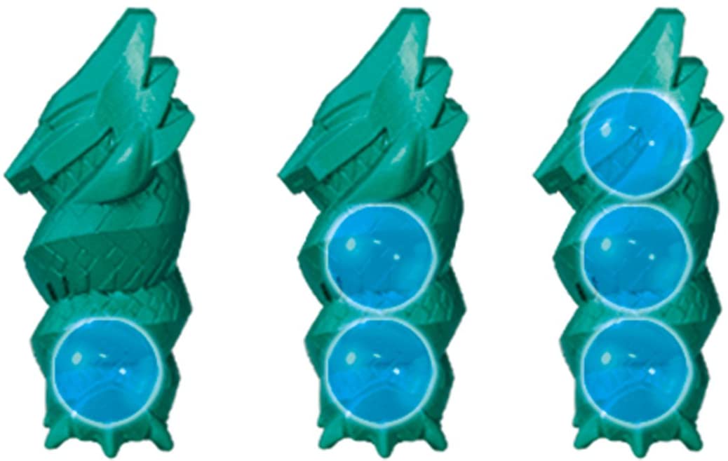Takara TOMY 2012 B-Daman Cross Fight CB-49 Super Dragon Double Set