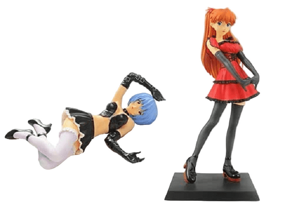 SEGA Neon Genesis Evangelion Gothic Night Rei & Asuka Premium Figure set - DREAM Playhouse