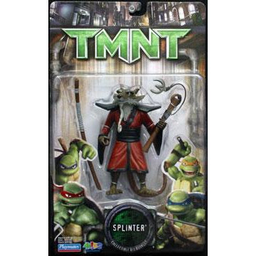 Playmates TMNT movie 2007 Teenage Mutant Ninja Turtles Splinter Action ...