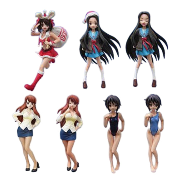 Bandai figure Meister The Melancholy of Haruhi Suzumiya Part 2 (set of 7) - DREAM Playhouse