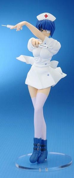 Aziu Project Ikki Tousen Ryomoh Shimei Nurse Ver White color 1/7 PVC figure - DREAM Playhouse