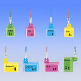 Bandai Click Click Keyboard cap Gashapon figure phone strap (set of 8) - DREAM Playhouse