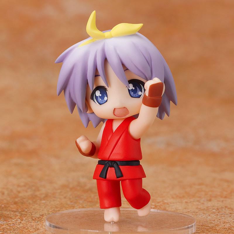 ☆lucky smile☆28cm Good Smile Nendoroid Petit Lucky Star x Street Fighter set