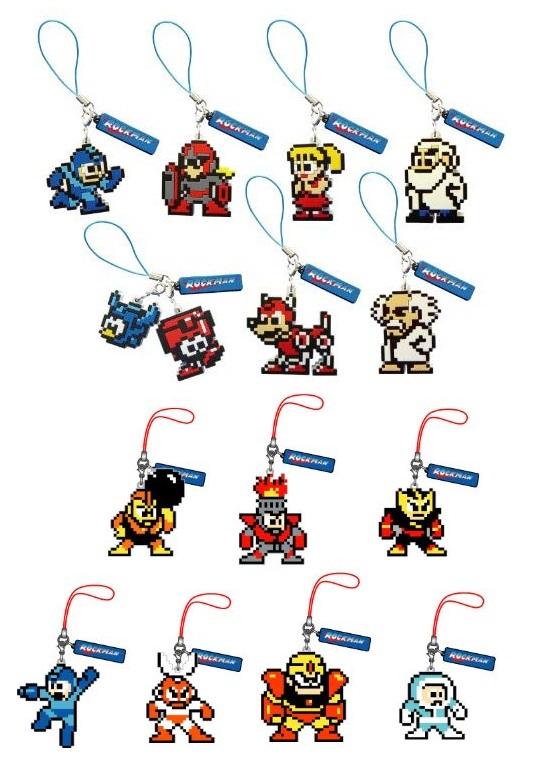 Union Creative Capcom Rockman Mega Man dot.strap collection (set of 14) - DREAM Playhouse
