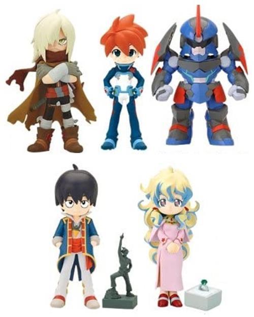 Konami Figumate Tengen Toppa Gurren Lagann Kamina City Episode vol. 1 (set of 5) - DREAM Playhouse