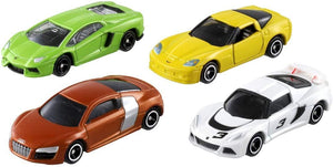 Takara TOMY TOMICA World Super Car Lamborghini Chevrolet Audi Lotus (set of 4) - DREAM Playhouse